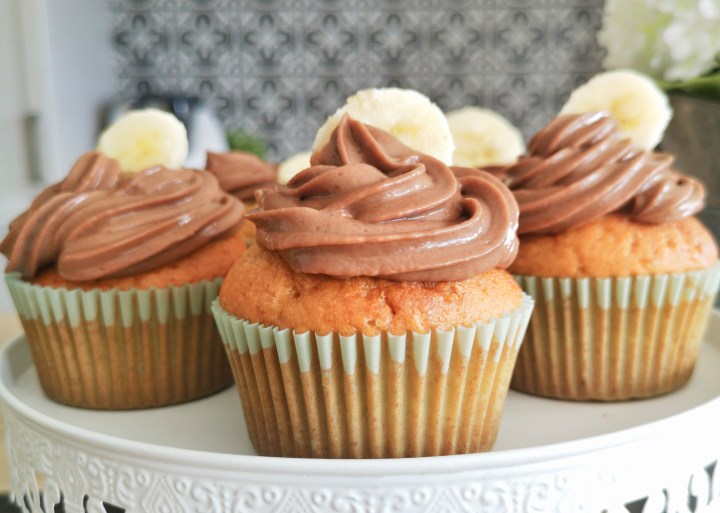 Mes cupcakes banana bread&nbsp;Nutella